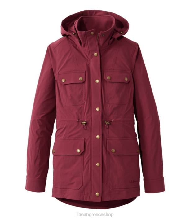 γυναίκες σακάκι softshell χωρίς όρια 6PHT3615 L.L.Bean εξωτερικά ενδύματα ερυθρό κρασί