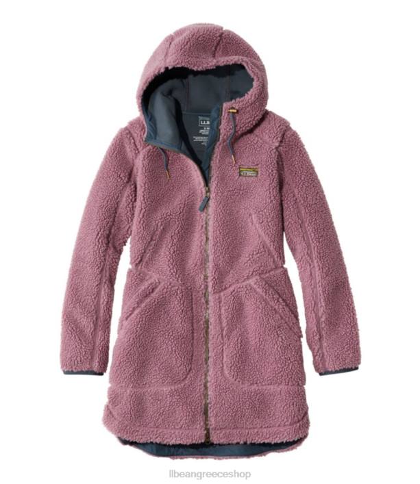 γυναίκες παλτό από φλις σωρό βουνού 6PHT3599 L.L.Bean εξωτερικά ενδύματα ίριδα μοβ
