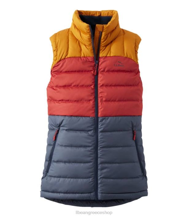 γυναίκες κάτω γιλέκο 6PHT918 L.L.Bean εξωτερικά ενδύματα ναυτικό ναυτικό/φωτεινό μπρούτζινο