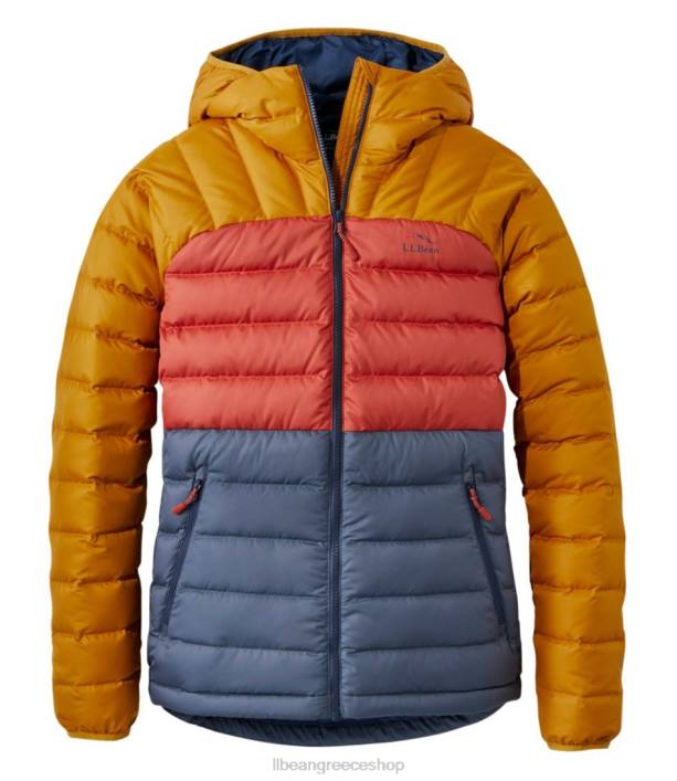 γυναίκες σακάκι με κουκούλα 6PHT3623 L.L.Bean εξωτερικά ενδύματα ναυτικό ναυτικό/φωτεινό μπρούτζινο