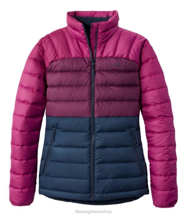γυναίκες πουπουλένιο μπουφάν 6PHT5125 L.L.Bean εξωτερικά ενδύματα ναυτικό ναυτικό/ζαχαροδαμάσκηνο