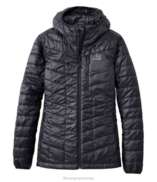γυναίκες μπουφάν primaloft packaway με κουκούλα 6PHT6022 L.L.Bean εξωτερικά ενδύματα μαύρος
