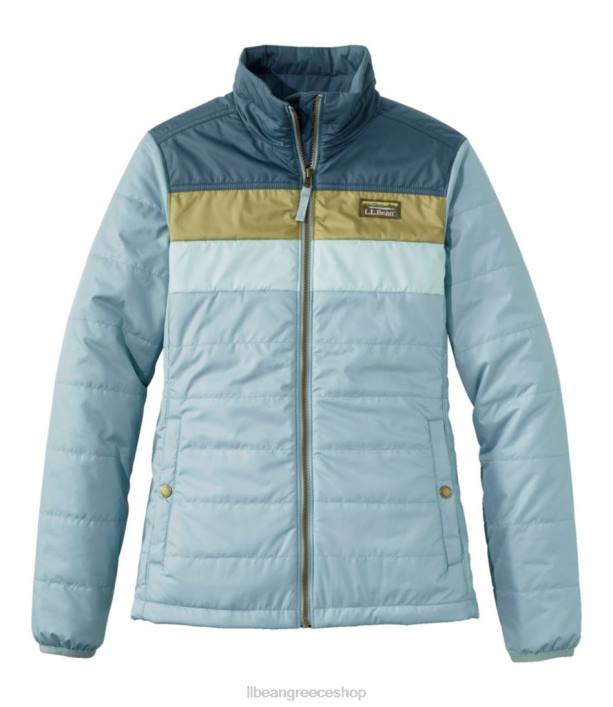γυναίκες κλασικό puffer jacket του βουνού 6PHT6031 L.L.Bean εξωτερικά ενδύματα μπλε της καταιγίδας/γαλάζιο από ατσάλι