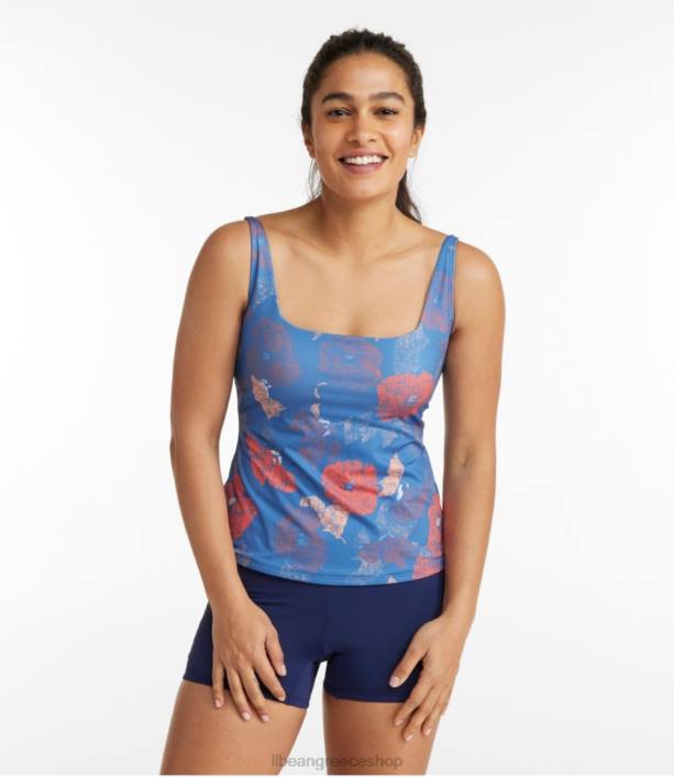 γυναίκες μαγιό νέα ρεύματα 6PHT3239 L.L.Bean είδη ένδυσης ρουστίκ μπλε λουλουδάτο