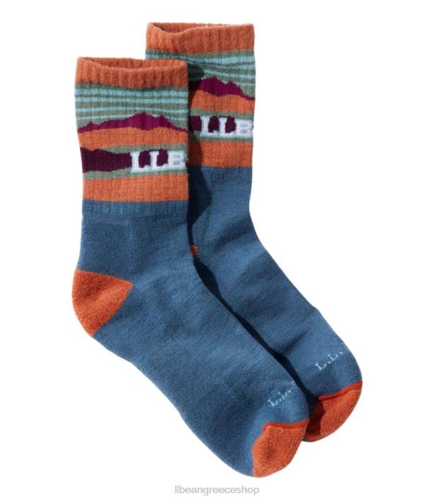 άνδρες κάλτσες πεζοπόρου κατάχντιν 6PHT3789 L.L.Bean αξεσουάρ σιδερένιο μπλε