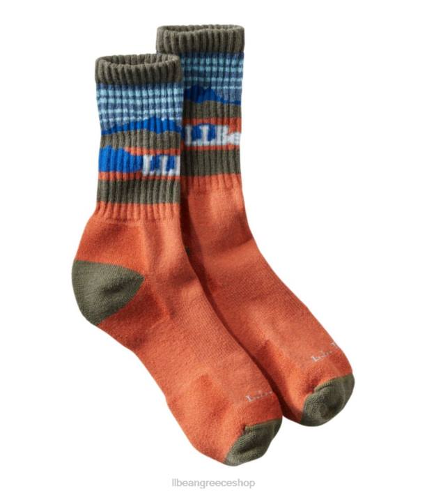 άνδρες κάλτσες πεζοπόρου κατάχντιν 6PHT5203 L.L.Bean αξεσουάρ τερρακότα