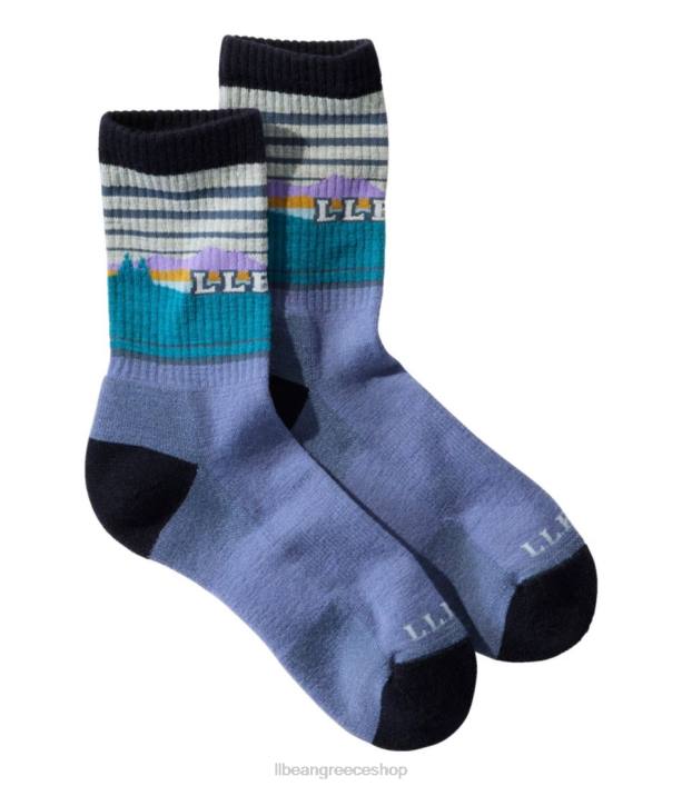 άνδρες κάλτσες πεζοπόρου κατάχντιν 6PHT5739 L.L.Bean αξεσουάρ μωβ ηλιοβασίλεμα/ βαθύτερο λουλακί