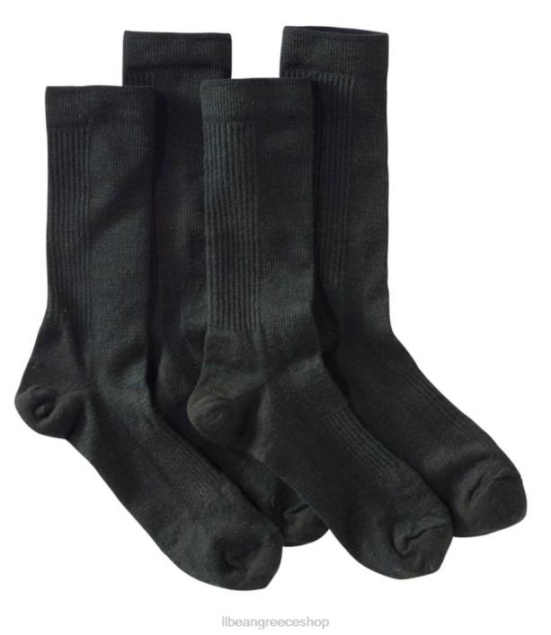άνδρες καθημερινές κάλτσες chino 6PHT707 L.L.Bean αξεσουάρ μαύρος