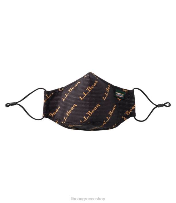 άνδρες μη ιατρική μάσκα 6PHT4994 L.L.Bean αξεσουάρ μαύρο/σκούρο λογότυπο κάρυ