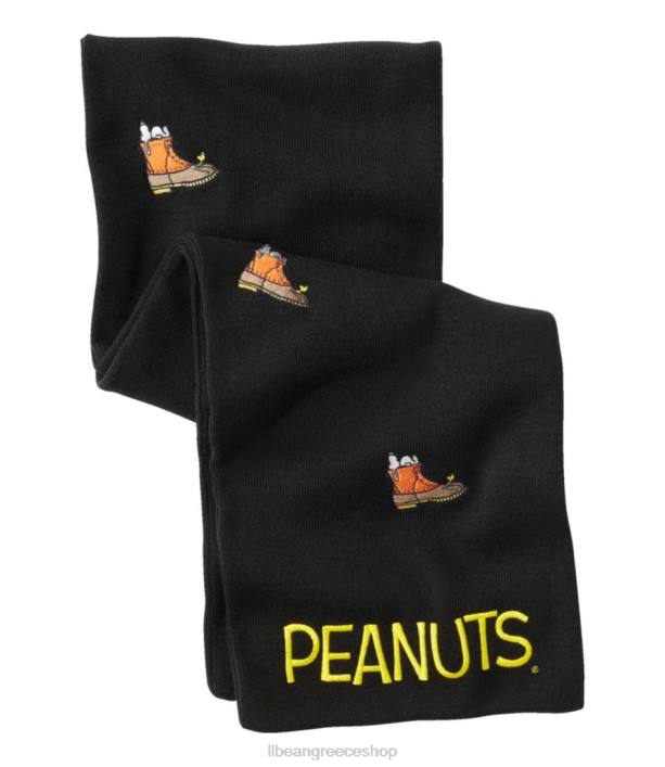 άνδρες x πλεκτό κασκόλ με φιστίκια 6PHT661 L.L.Bean αξεσουάρ μαύρος