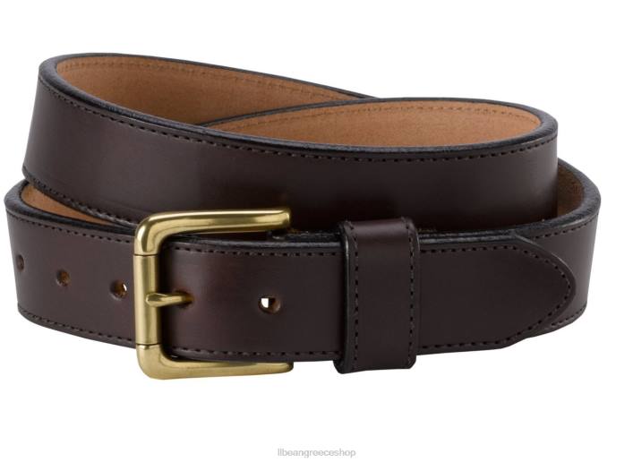 άνδρες στιβαρή ζώνη κυλίνδρων 6PHT511 L.L.Bean αξεσουάρ καφέ