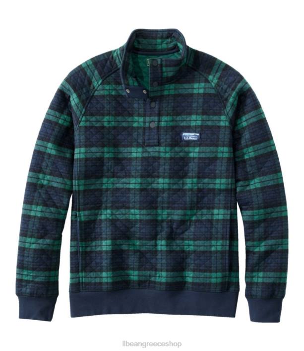 άνδρες καπιτονέ φούτερ 6PHT176 L.L.Bean είδη ένδυσης μαύρο ρολόι