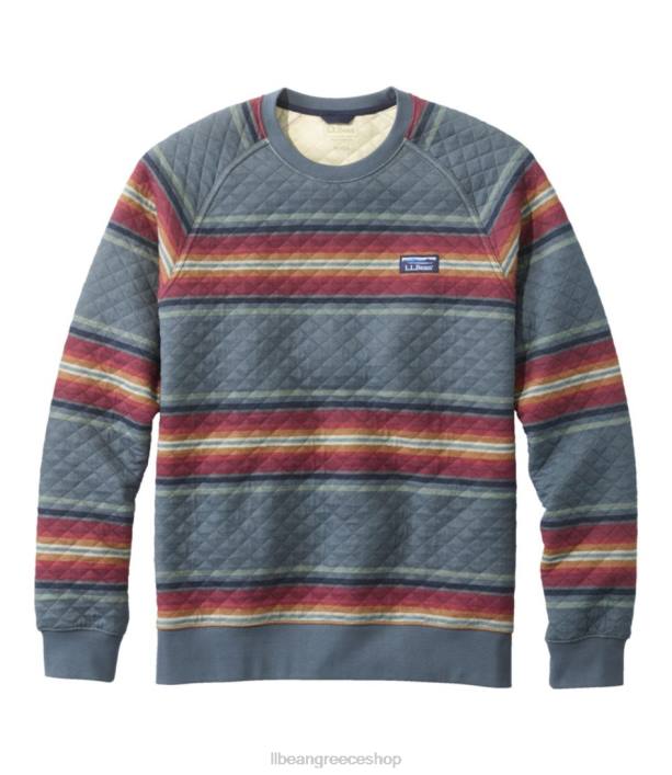άνδρες καπιτονέ φούτερ 6PHT3047 L.L.Bean είδη ένδυσης rangeley blue multi