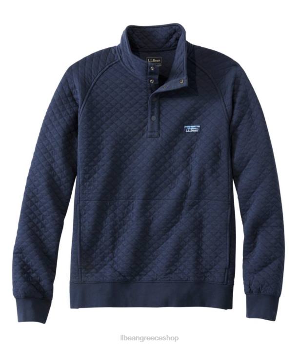 άνδρες καπιτονέ φούτερ 6PHT365 L.L.Bean είδη ένδυσης κλασικό ναυτικό