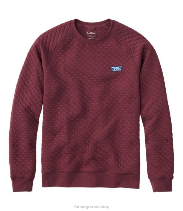 άνδρες καπιτονέ φούτερ 6PHT7001 L.L.Bean είδη ένδυσης βαθύ κρασί
