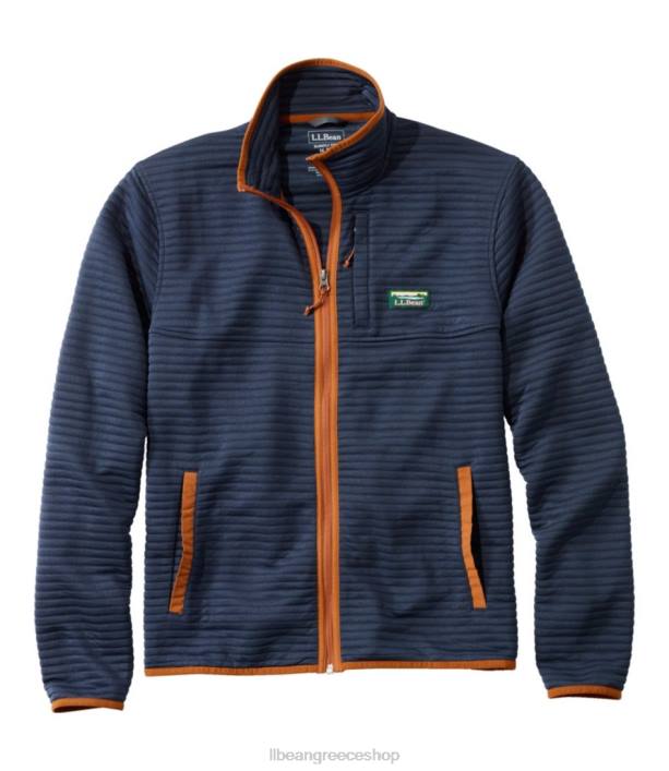 άνδρες πλεκτό airlight με πλήρες φερμουάρ 6PHT4689 L.L.Bean είδη ένδυσης ΠΟΛΕΜΙΚΟ ΝΑΥΤΙΚΟ