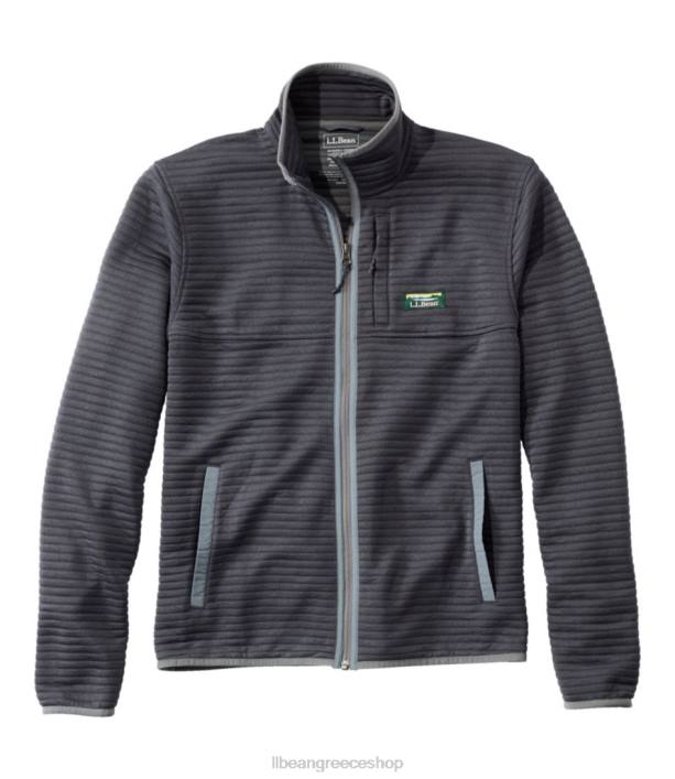 άνδρες πλεκτό airlight με πλήρες φερμουάρ 6PHT6466 L.L.Bean είδη ένδυσης κράμα γκρι