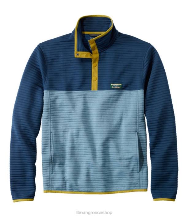 άνδρες πλεκτό πουλόβερ airlight 6PHT946 L.L.Bean είδη ένδυσης συλλογικό μπλε/ατσάλινο μπλε