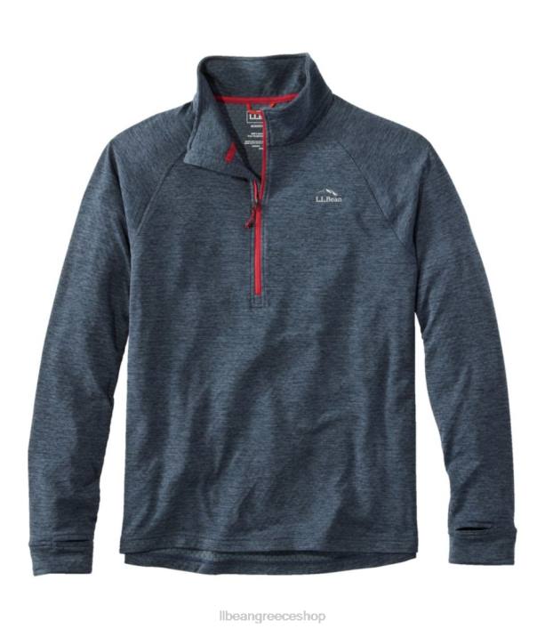 άνδρες πλέγμα περιπέτειας fleece 6PHT3696 L.L.Bean είδη ένδυσης ναυτικό άνθρακα