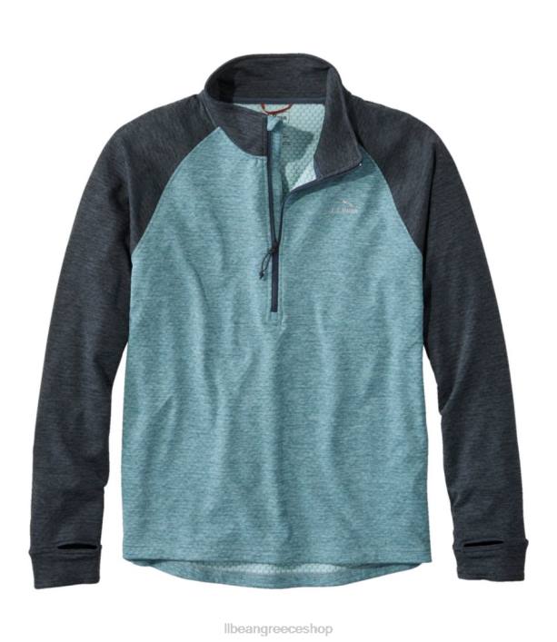 άνδρες πλέγμα περιπέτειας fleece 6PHT573 L.L.Bean είδη ένδυσης carbon navy/μπλε χαλαζίας