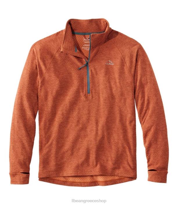 άνδρες πλέγμα περιπέτειας fleece 6PHT7059 L.L.Bean είδη ένδυσης σκουριασμένος πηλός