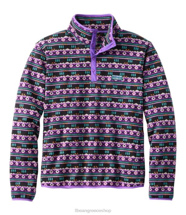 άνδρες πουλόβερ fleece πουλόβερ 6PHT7222 L.L.Bean είδη ένδυσης κλασικό μαύρο βουνό