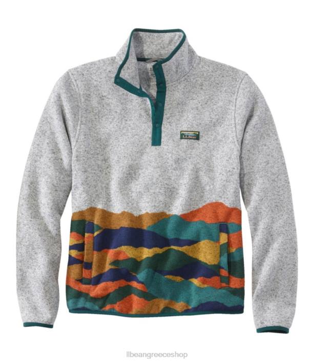άνδρες πουλόβερ fleece πουλόβερ 6PHT7307 L.L.Bean είδη ένδυσης τοπίο