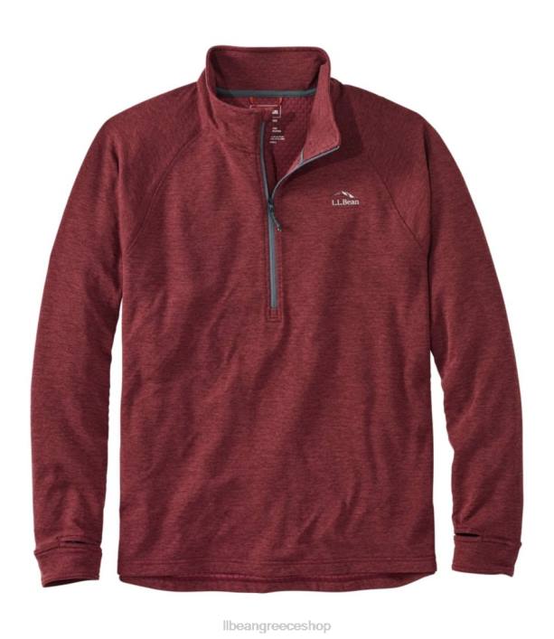 άνδρες πλέγμα περιπέτειας fleece 6PHT945 L.L.Bean είδη ένδυσης Βουργουνδία