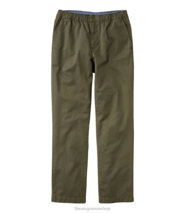 άνδρες λιμνολυμένο τέντωμα χακί 6PHT279 L.L.Bean είδη ένδυσης πλεονάζον πράσινο