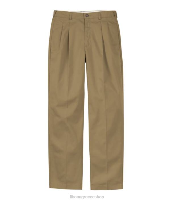 άνδρες chino χωρίς ρυτίδες 6PHT5980 L.L.Bean x Double L είδη ένδυσης σκούρο χακί