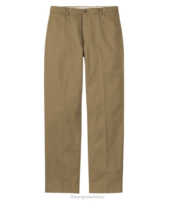 άνδρες chino χωρίς ρυτίδες 6PHT6625 L.L.Bean x Double L είδη ένδυσης σκούρο χακί