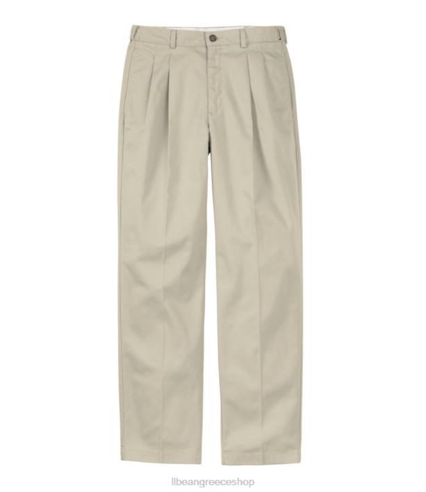 άνδρες chino χωρίς ρυτίδες 6PHT677 L.L.Bean x Double L είδη ένδυσης χακί