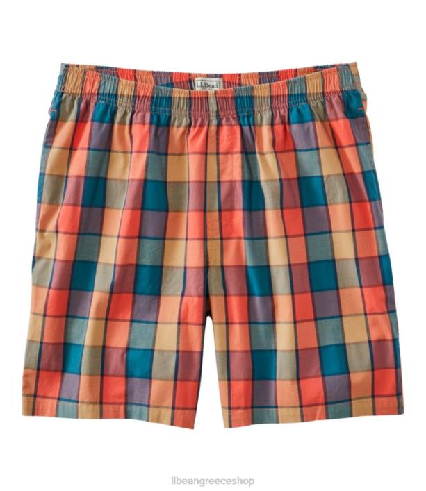 άνδρες υφαντό σορτς ύπνου άνεσης 6PHT301 L.L.Bean είδη ένδυσης πάπρικα