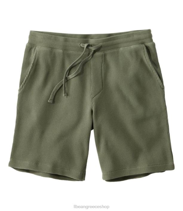 άνδρες άνετο σορτς βάφλα 6PHT6595 L.L.Bean είδη ένδυσης βαθιά ελιά