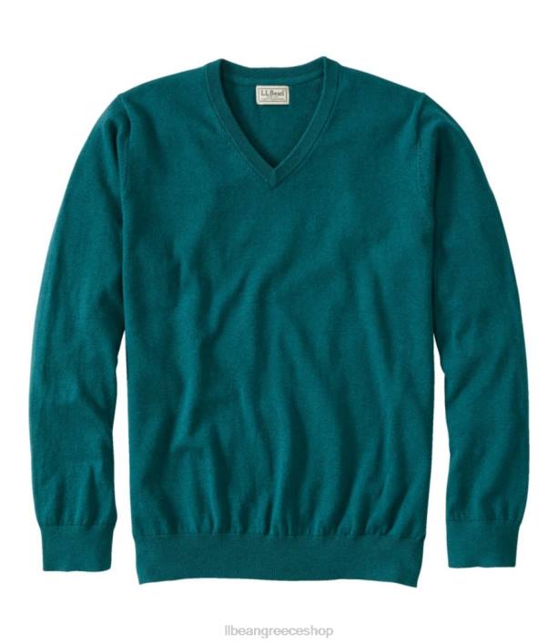 άνδρες πουλόβερ από βαμβάκι/κασμίρ 6PHT6576 L.L.Bean είδη ένδυσης γαλάζιο ρείκι