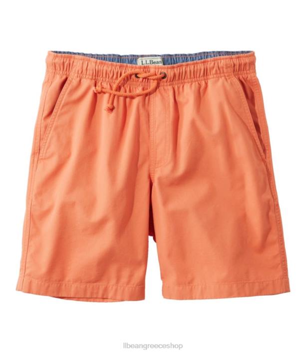 άνδρες σορτς αποβάθρας 6PHT6471 L.L.Bean είδη ένδυσης ξεθωριασμένο πορτοκαλί