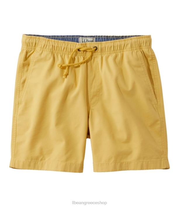 άνδρες σορτς αποβάθρας 6PHT6486 L.L.Bean είδη ένδυσης ανοιχτό χρυσό
