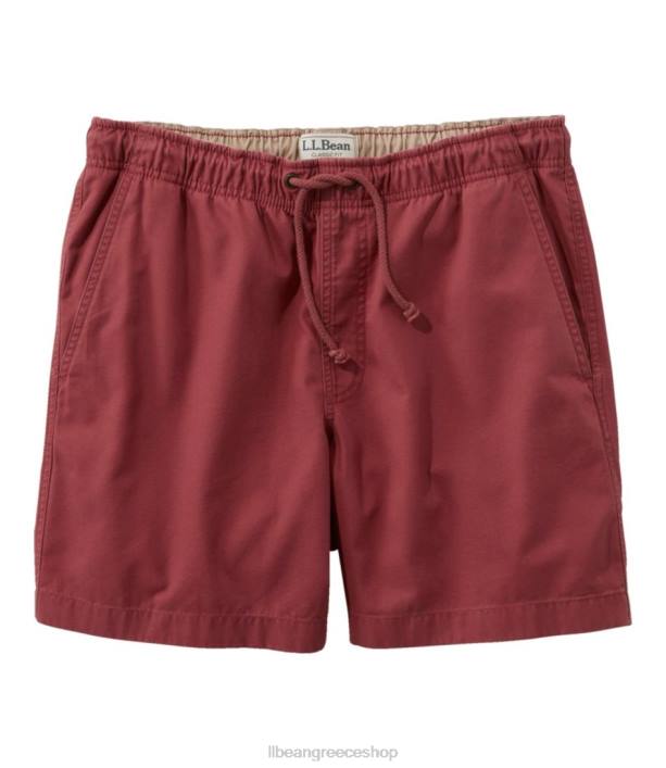 άνδρες σορτς αποβάθρας 6PHT7183 L.L.Bean είδη ένδυσης αντίκα κόκκινο
