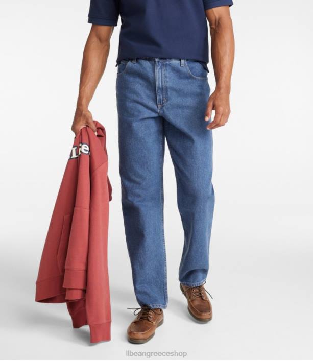 άνδρες τζιν παντελονι 6PHT3485 L.L.Bean x Double L είδη ένδυσης πέτρινο τζιν