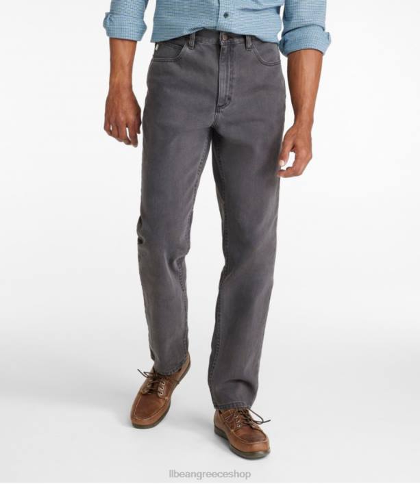 άνδρες τζιν παντελονι 6PHT5973 L.L.Bean x Double L είδη ένδυσης γκρι πλύσιμο