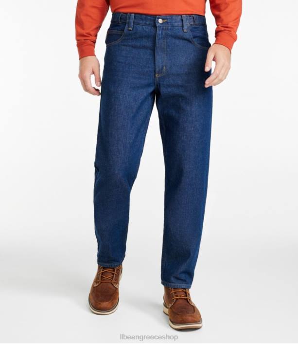 άνδρες τζιν παντελονι 6PHT6627 L.L.Bean x Double L είδη ένδυσης σκούρο πλύσιμο