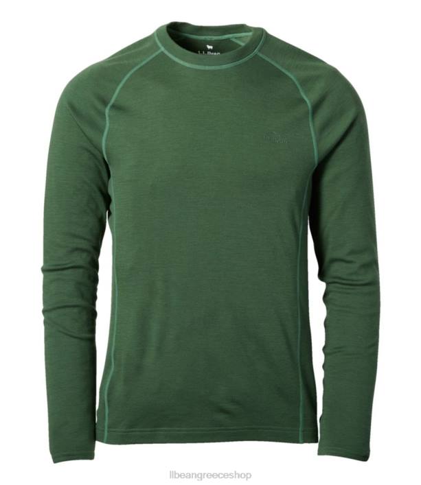 άνδρες μαλλί cresta μεσαίου βάρους 250 crew top 6PHT6644 L.L.Bean είδη ένδυσης τροπικό δάσος