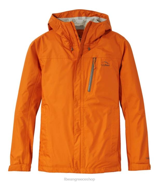 άνδρες Μοντέλο αδιάβροχο μπουφάν 6PHT6937 L.L.Bean εξωτερικά ενδύματα πορτοκαλί πορτοκαλί