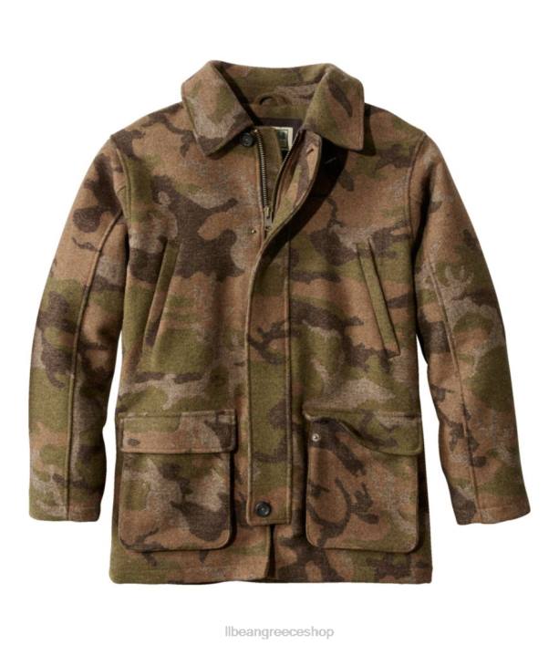 άνδρες μέιν οδηγός μαλλί παρκά 6PHT3659 L.L.Bean εξωτερικά ενδύματα καμουφλάζ