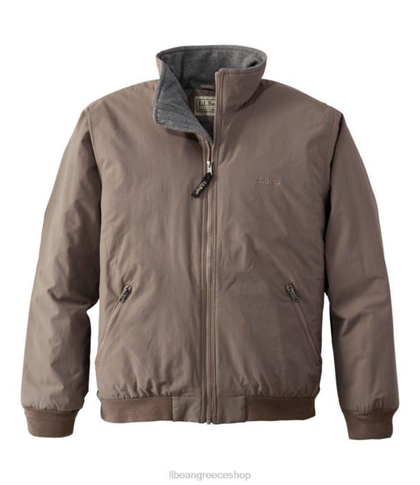 άνδρες σακάκι προθέρμανσης 6PHT6042 L.L.Bean εξωτερικά ενδύματα καφέ γκρι