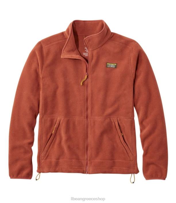άνδρες κλασικό φλις μπουφάν βουνού 6PHT3283 L.L.Bean εξωτερικά ενδύματα σκουριά πορτοκαλί
