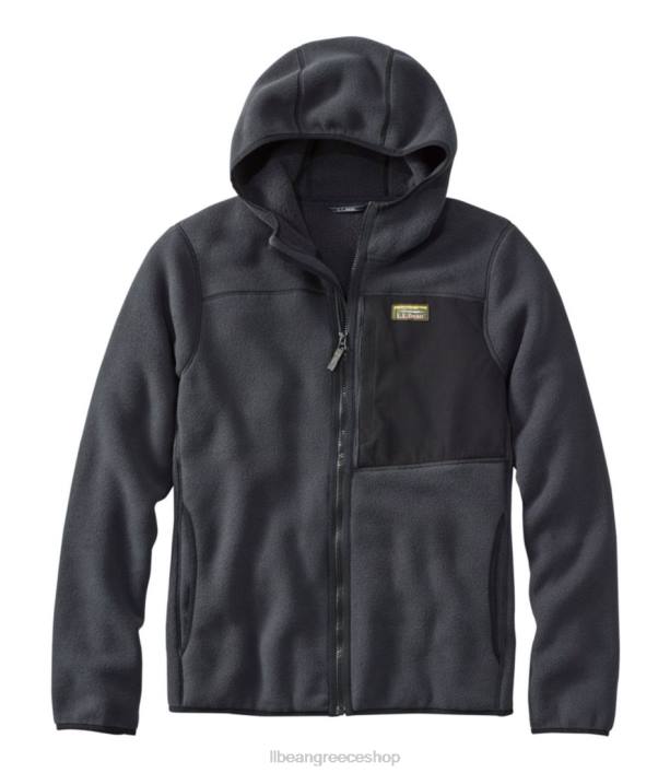 άνδρες κλασικό φλις φούτερ βουνού 6PHT5940 L.L.Bean εξωτερικά ενδύματα μαύρος