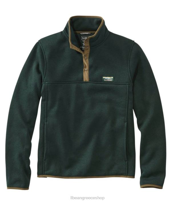 άνδρες πουλόβερ fleece πουλόβερ 6PHT3630 L.L.Bean εξωτερικά ενδύματα σκοτεινός κυνηγός