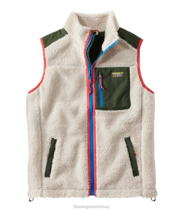 άνδρες γιλέκο sherpa 6PHT3394 L.L.Bean εξωτερικά ενδύματα σαπουνόχωμα