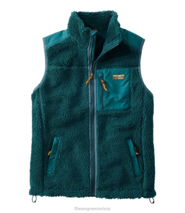 άνδρες γιλέκο sherpa 6PHT6615 L.L.Bean εξωτερικά ενδύματα σκούρο πεύκο